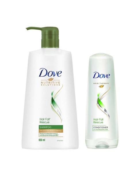 

Dove Set of Hair Fall Rescue Shampoo & Conditioner, White