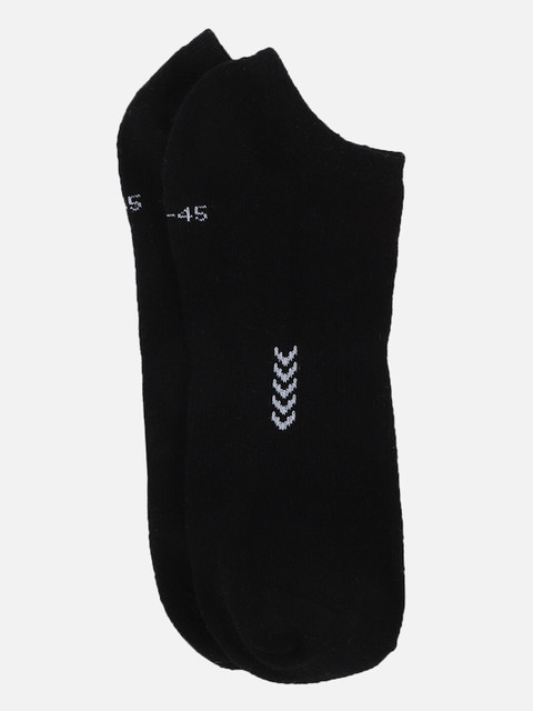 

hummel Black & White Patterned Ankle-Length Socks