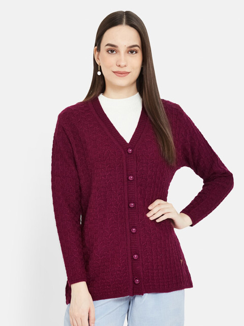 

Duke Women Purple Cardigan