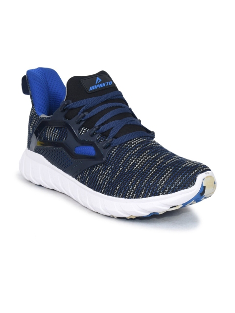

IMPAKTO Men Blue Non Marking Contagrip Running Shoes