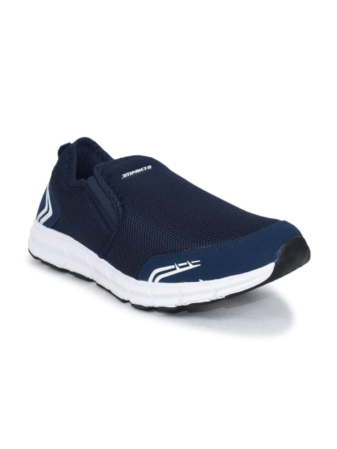 

IMPAKTO Men Blue Mesh Running Non-Marking Shoes