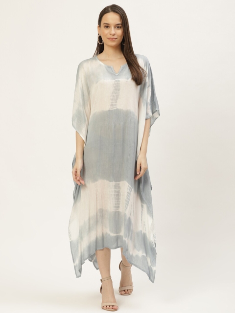 

Maaesa Grey Printed Nightdress