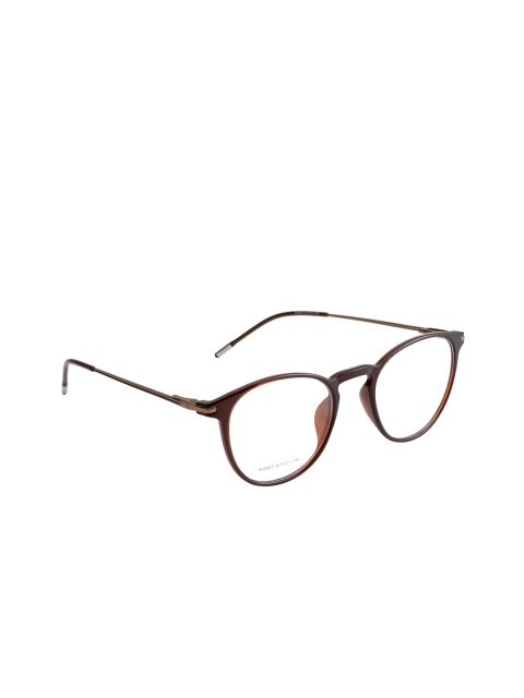 

Ted Smith Unisex Brown Full Rim Round Frames