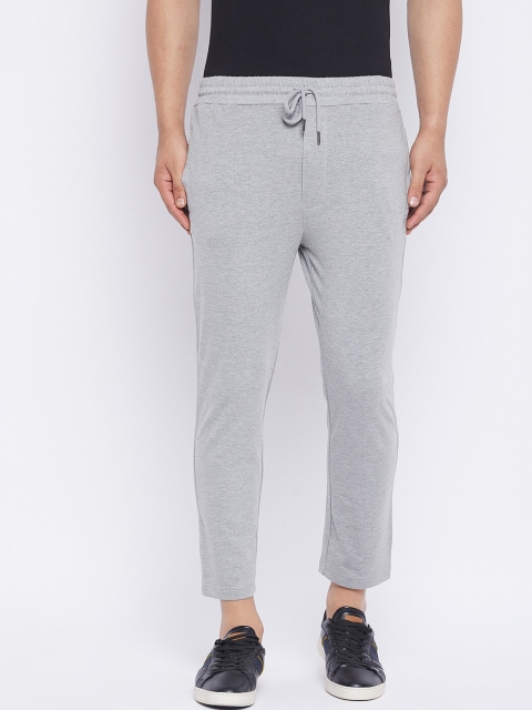 

QUBIC Men Grey Solid Track Pants