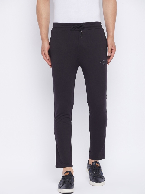 

QUBIC Men Black Solid Slim Fit Track Pants