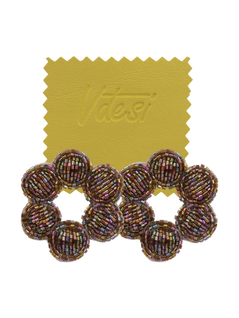 

Vdesi Multicoloured Floral Studs Earrings, Multi