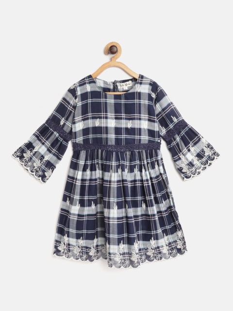 

Bella Moda Blue & White Checked Dress