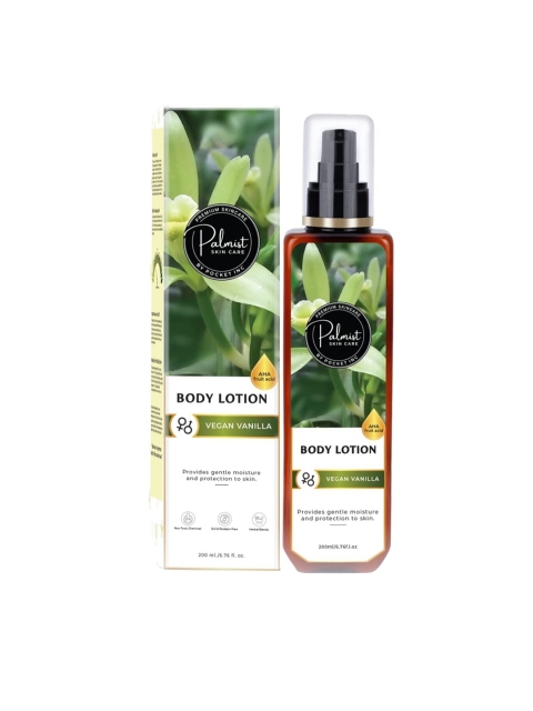 

PALMIST Vegan Vanilla Deep Nourishing and Moisturizing Body Lotion 200ml, Off white