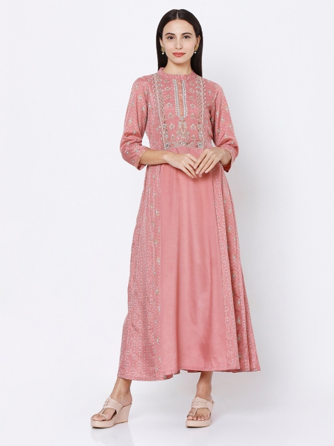 

Ojas Designs Ethnic Maxi Dress, Na