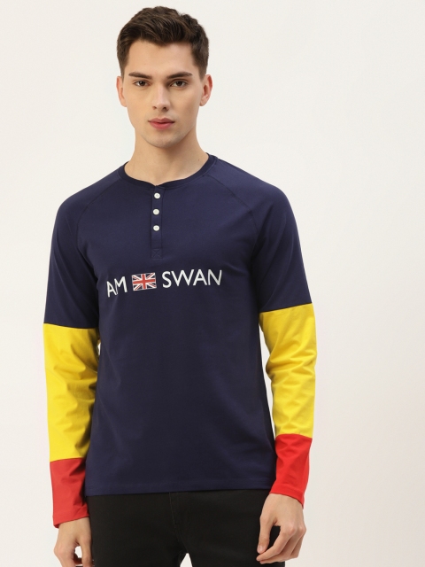 

AM SWAN Men Multicoloured Rafael Nadal Colourblocked Casual T-shirt, Multi
