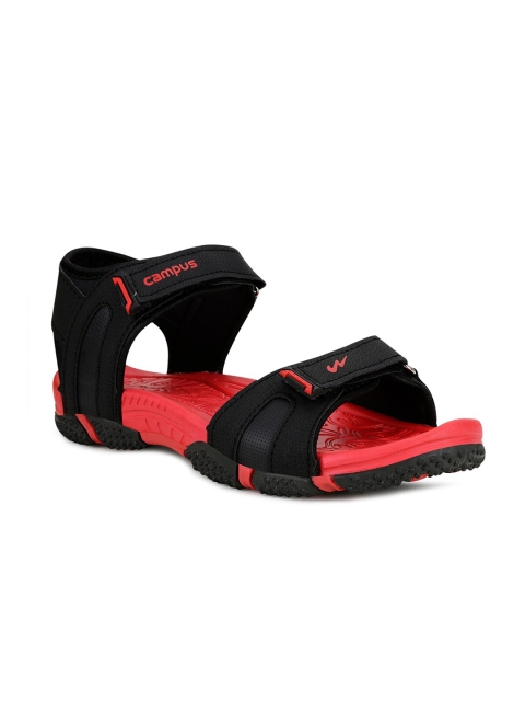 

Campus Kids Black & Red Comfort Sandals