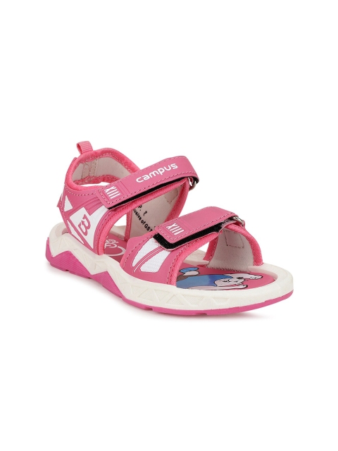 

Campus Unisex Kids Pink & White Comfort Sandals