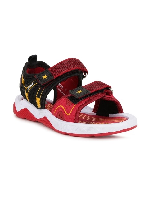 

Campus Unisex Kids Black & Red Comfort Sandals