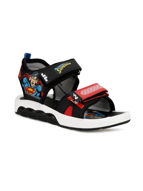 

Campus Kids Black & Red Comfort Sandals