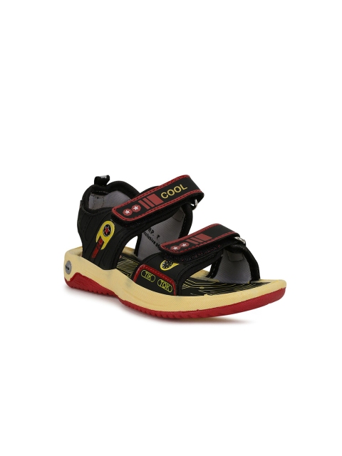 

Campus Unisex Kids Black & Red Comfort Sandals