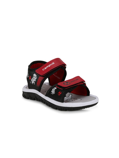 

Campus Kids Black & Grey Comfort Sandals