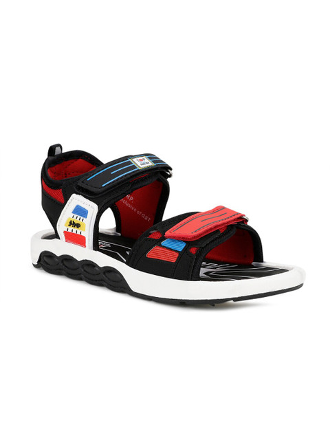 

Campus Kids Black & Red Sports Sandals
