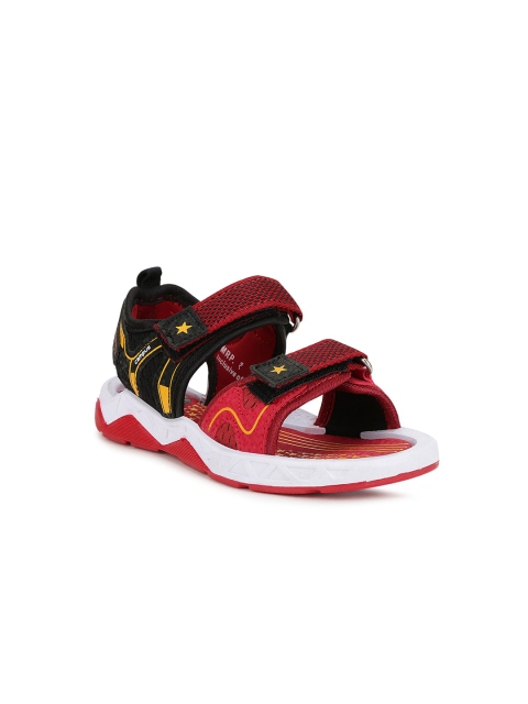 

Campus Kids Black & Red Comfort Sandals