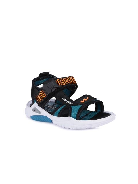 

Campus Kids Black & Teal Comfort Sandals