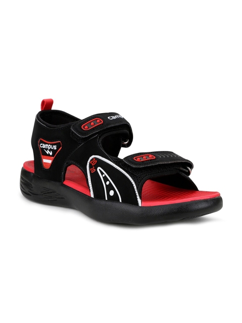 

Campus Kids Black & Red Comfort Sandals