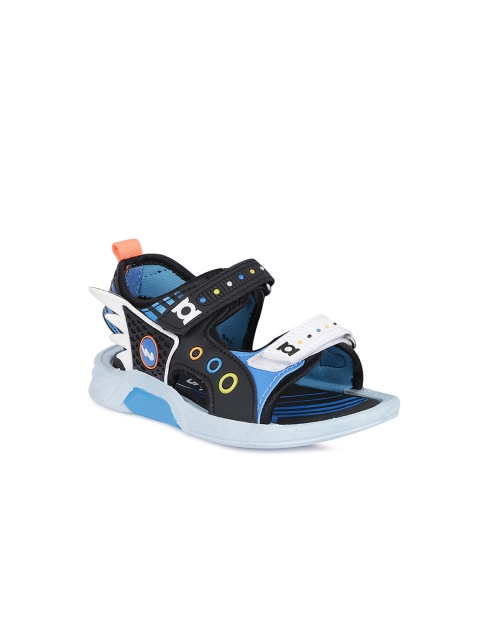 

Campus Kids Black & Blue Sports Sandals