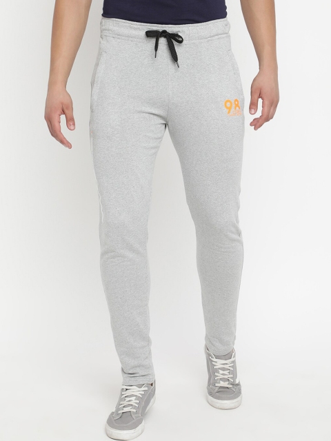 

V2 Value & Variety Men Grey Melange Solid Cotton Track Pants