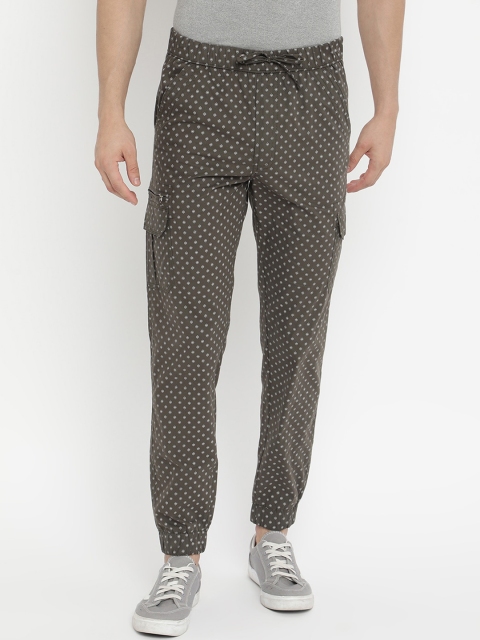 

V2 Value & Variety Men Olive Green Printed Joggers