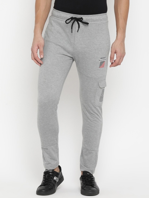

V2 Value & Variety Men Grey Melange Solid Slim Fit Track Pants