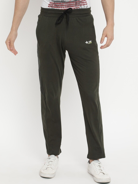 

V2 Value & Variety Men Olive Green Solid Cotton Lounge Pants