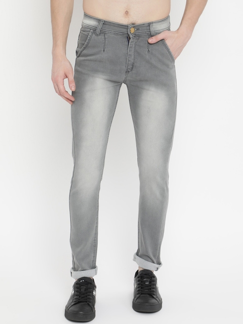 

V2 Value & Variety Men Grey Heavy Fade Jeans
