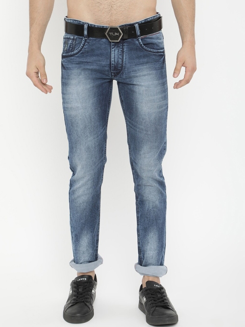 

V2 Value & Variety Men Blue Highly Distressed Light Fade Jeans