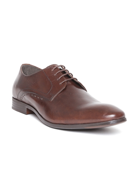 

Red Tape Men Brown Leather Formal Shoes