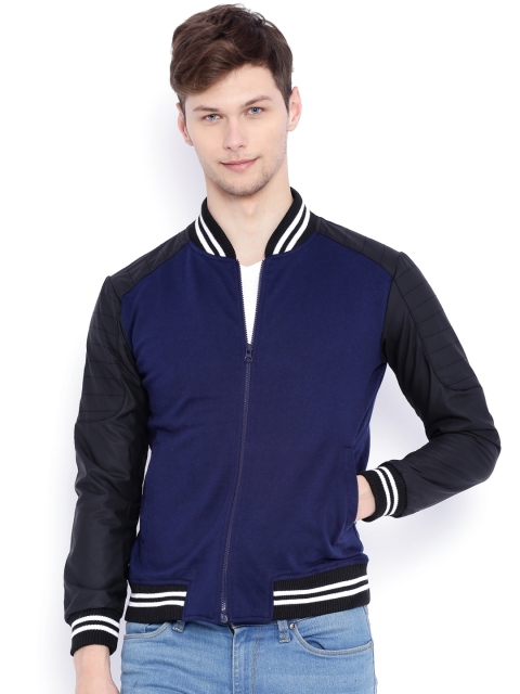 

Campus Sutra Blue Bomber Jacket