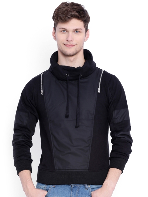 

Campus Sutra Black Sweatshirt