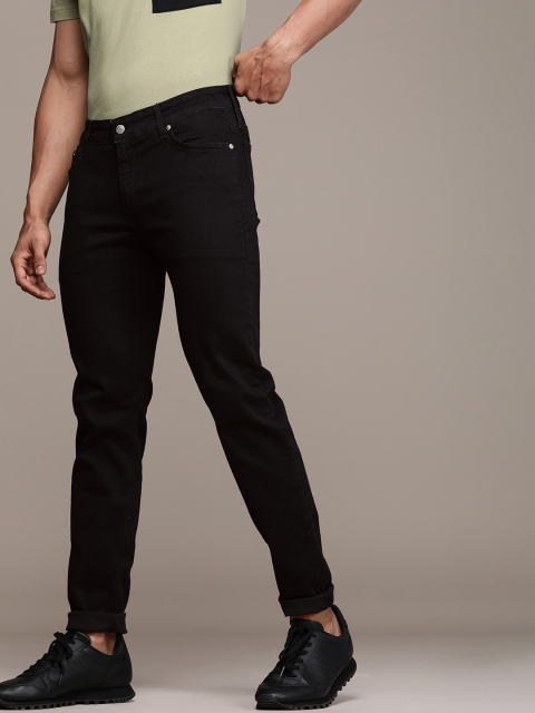 

Calvin Klein Jeans Men Black Skinny Fit Mid-Rise Jeans