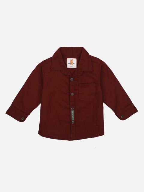 

Bodycare Kids Boys Maroon Casual Shirt