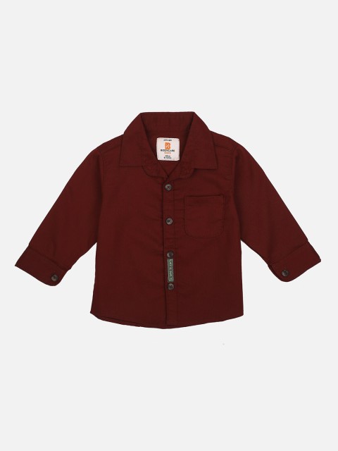 

Bodycare Kids Boys Maroon Cotton Casual Shirt