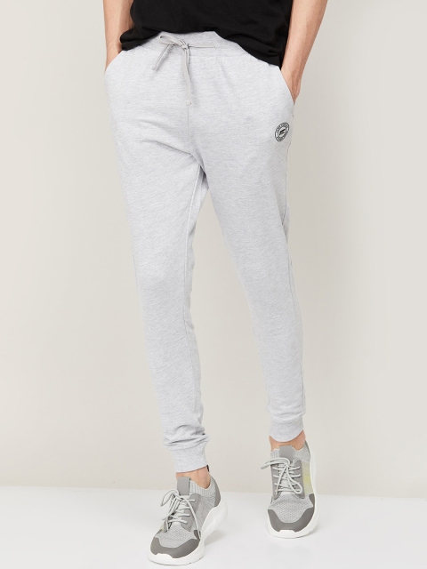 

Fame Forever by Lifestyle Men Grey Melange Solid Cotton Joggers