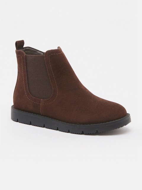 

shoexpress Girls Brown Flat Boots