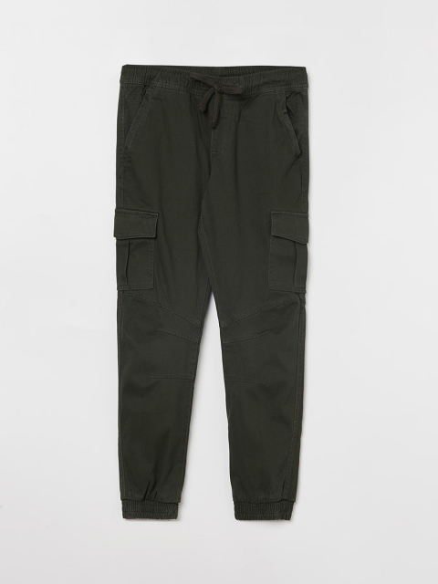 

Fame Forever by Lifestyle Boys Olive Green Cargos Trousers