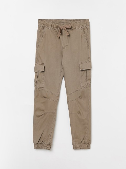 

Fame Forever by Lifestyle Boys Beige Cargos Trousers