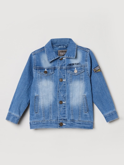 

max Boys Blue Denim Jacket