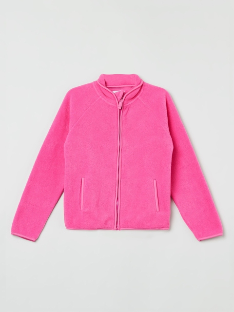 

max Girls Fuchsia Bomber Jacket