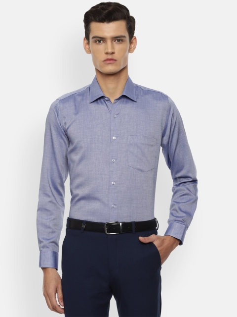 

Van Heusen Men Blue Slim Fit Pure Cotton Formal Shirt