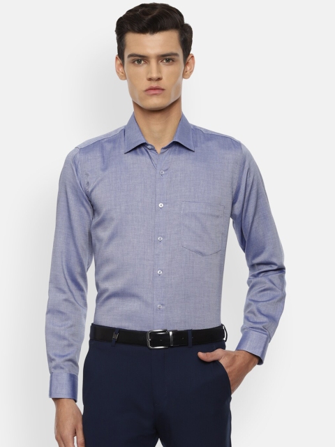 

Van Heusen Men Blue Slim Fit Pure Cotton Formal Shirt