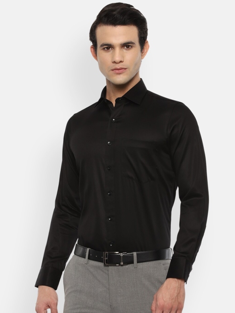 

Van Heusen Men Black Slim Fit Cotton Formal Shirt