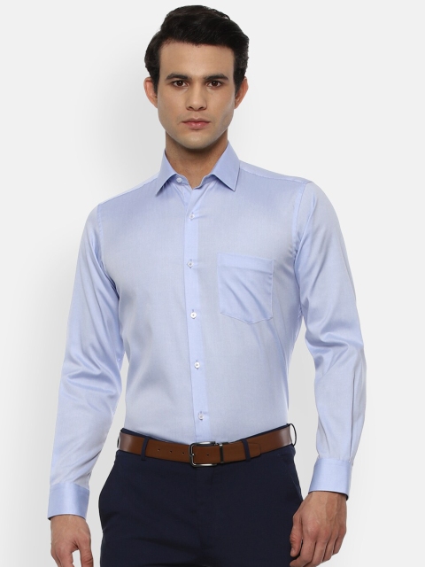 

Van Heusen Men Blue Formal Shirt