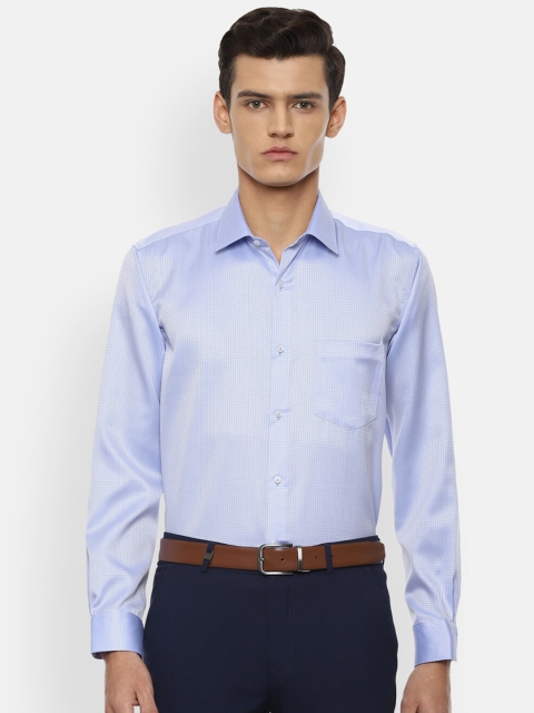 

Van Heusen Men Blue Formal Shirt