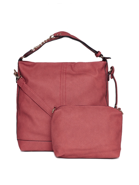 

red pout Brick Red Shoulder Bag with Pouch