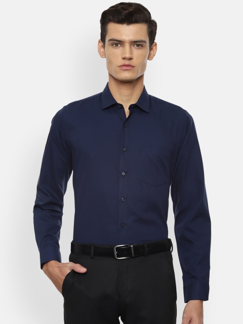 

Van Heusen Men Navy Blue Slim Fit Formal Shirt